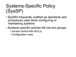 Information Security Blueprint | PPTX