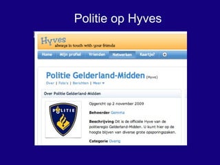 Politie op Hyves 