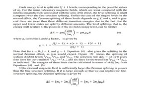 Zeeman Effect normal and Anomalous zeeman effect