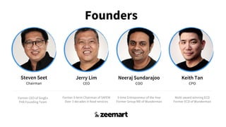 Founding team
Former CEO of SingEx
FHA Founding Team
Steven Seet
Chairman
Jerry Lim
CEO
Neeraj Sundarajoo
COO
Keith Tan
CP...
