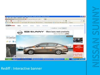 Rediff : Interactive banner
NISSANSUNNY
 