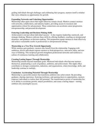 Zeeshan and Karina Hayat - Mentorship That Accelerates Ambition and ...
