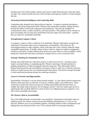 Zeeshan and Karina Hayat - The Role of Business Mentorship in Building ...