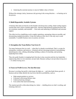 Zeeshan Hayat - Scaling Smarter, Not Harder - A Business Advisor’s ...