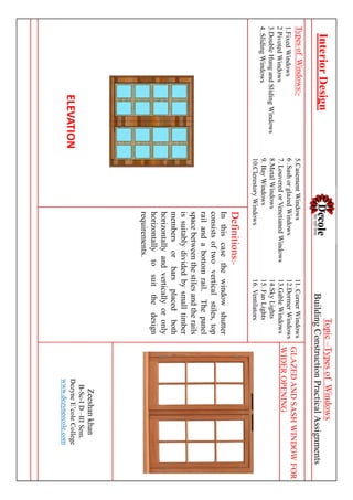 Zeeshan Ali Khan B.Sc-Interior Design(Residential Design Project) | PDF