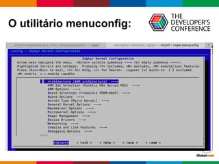 Globalcode – Open4education
O utilitário menuconfig:
 