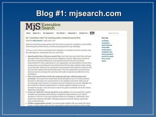 Blog #1: mjsearch.com 
