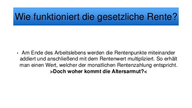 Die Zeitbombe In Ihrem Rentenbescheid