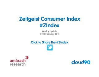 Zeitgeist Consumer Index
#ZIndex
Weekly Update
17-23 February 2014

Click to Share the #ZIndex

 