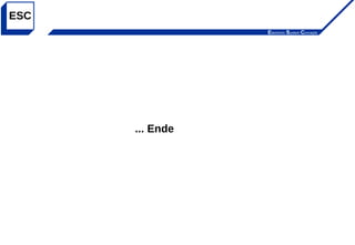 Electronic System Concepts
ESC
... Ende
 