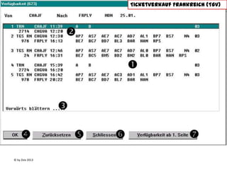 © by Zeix 2013
Ticketverkauf Frankreich (TGV)
 