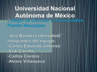 Universidad Nacional
Autónoma de México

 