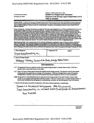 Received by NSD/FARA Registration Unit 04/12/2019 9:59:33 PM
U.S. Department ofJustice
Washington, DC 20530
INSTRUCTIONS. ...