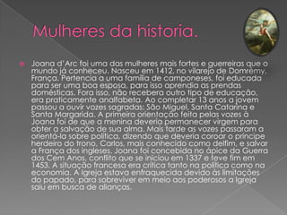 Mulheres da História