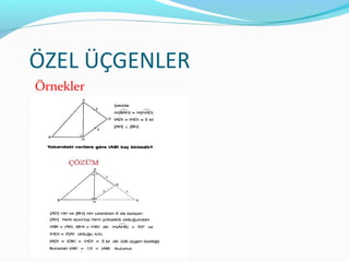 Ozel Ucgenler