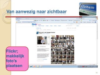 De foto vertelt het verhaal40Van aanwezig naar zichtbaar