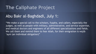 The Islamic State: A Video Introduction with Aaron Zelin | PPTX