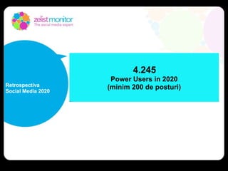 10.653.331
Tweet-uri publicate in 2020
Retrospectiva
Social Media 2020
 