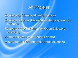 Proje ismi Zemberek olarak değiştirildi. 