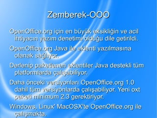Aynı proje kapsamında Firefox ve Thunderbird Türkçe yazım denetimi için Zemberek sunucusunu kullanacak şekilde modifiye edildi. 