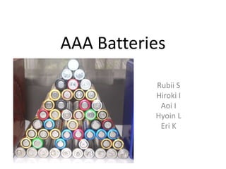 AAA Batteries Rubii S Hiroki I Aoi I Hyoin L Eri K 