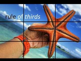 rule of thirdshttp://www.flickr.com/photos/jaewalk/3133924813/