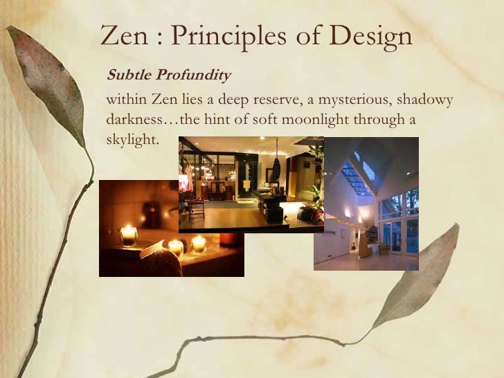 Zen Principles of Design