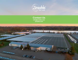 TSXV: ZENA
Contact Us
info@zenabis.com
zenabis.com
TSXV: ZENA
 
