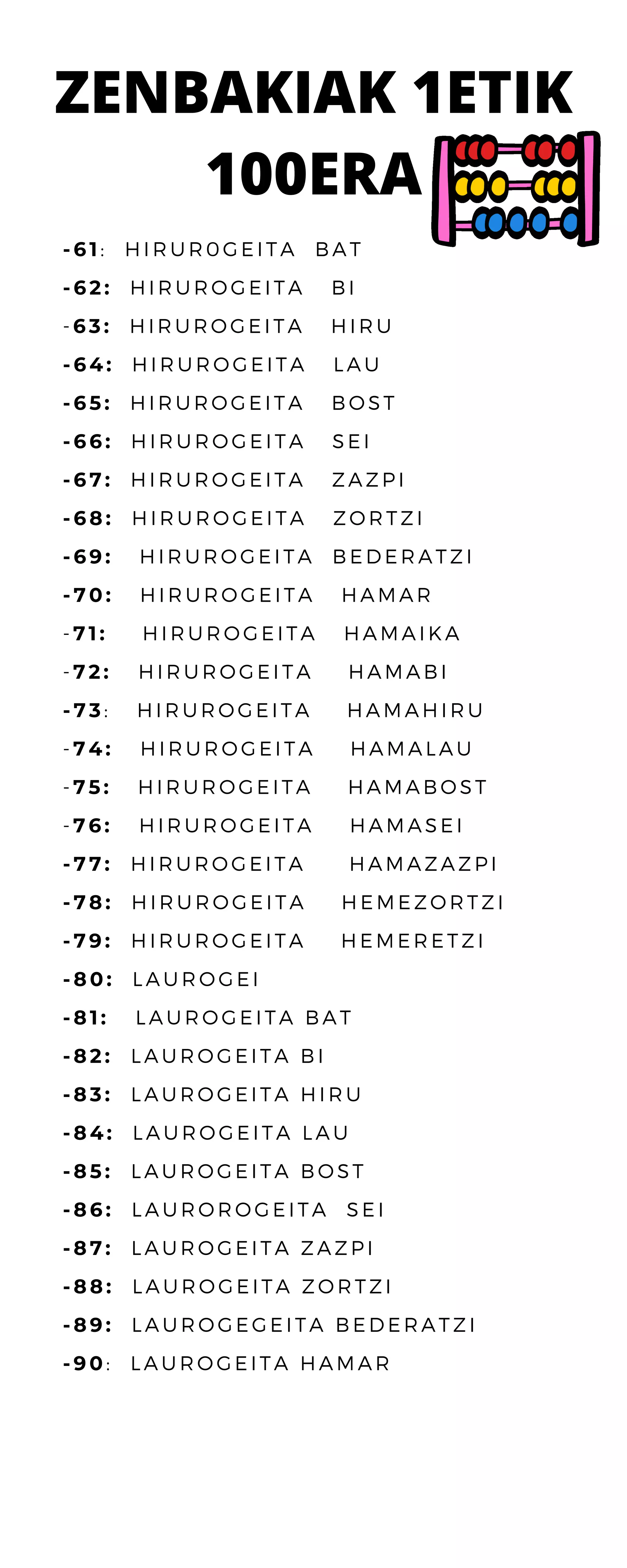 Basque Numbers Zenbakiak 1etik 100era4.pdf