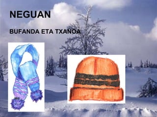 NEGUAN BUFANDA ETA TXANOA 
