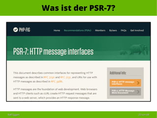 Ralf EggertRalf Eggert 2020 vonvon 6868
Was ist der PSR-7?
 