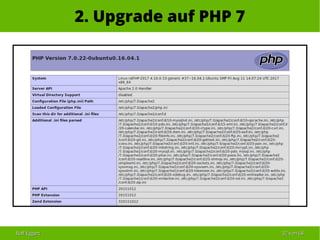 Ralf EggertRalf Eggert 3232 vonvon 6868
2. Upgrade auf PHP 7
 