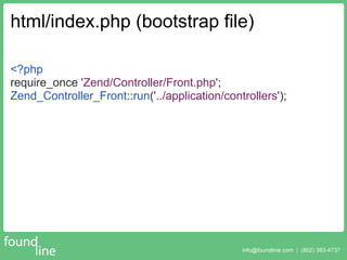 Zend Framework Quick Start Walkthrough