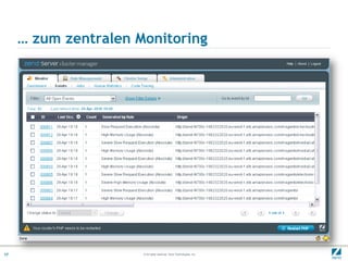 … zum zentralen Monitoring




17                    © All rights reserved. Zend Technologies, Inc.
 