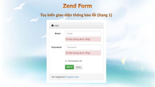 Tùy biến giao diện thông báo lỗi (Dạng 1)
 