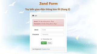 Tùy biến giao diện thông báo lỗi (Dạng 2)
 