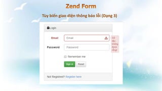 Tùy biến giao diện thông báo lỗi (Dạng 3)
 