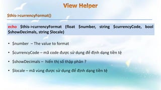 $this->currencyFormat()
 