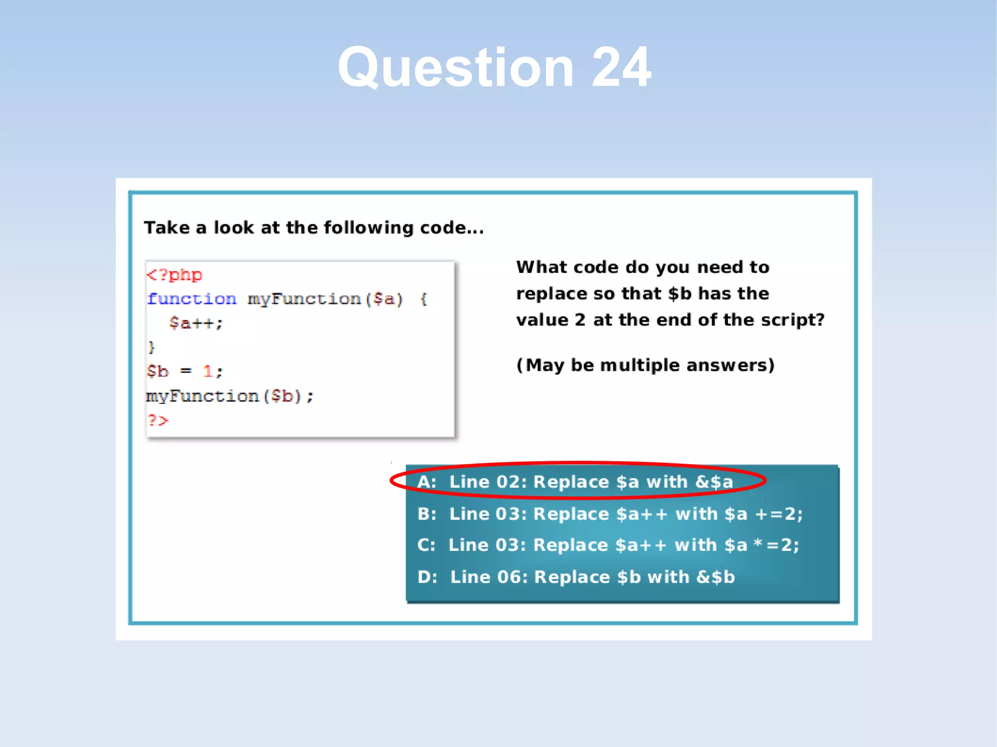 Question 24