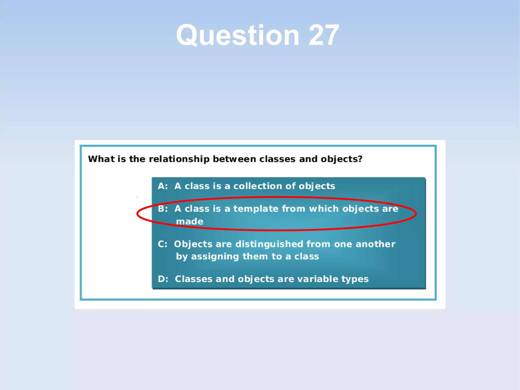 Question 27