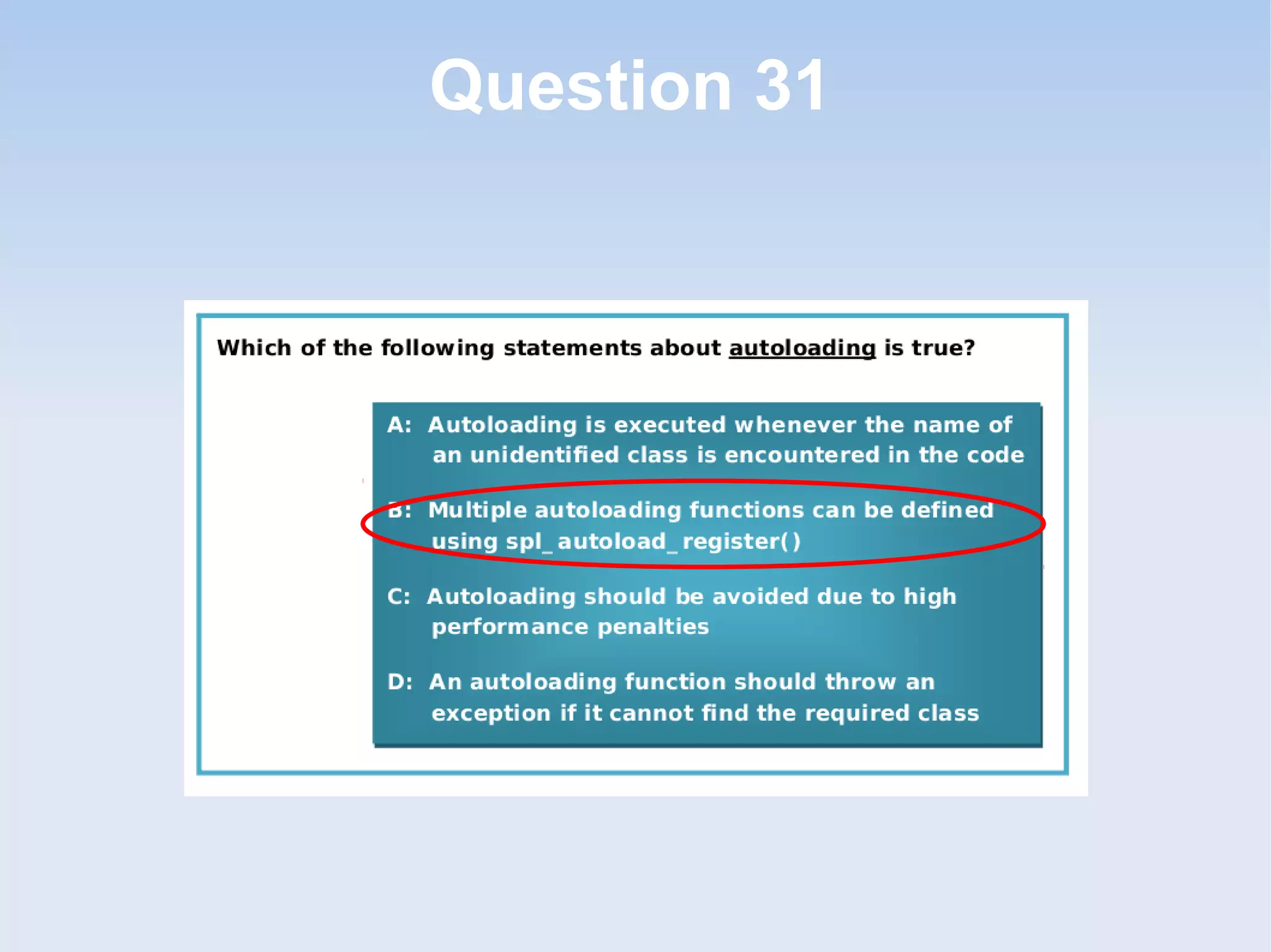 Question 31