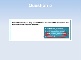 Question 5
 