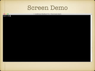 Screen Demo
 
