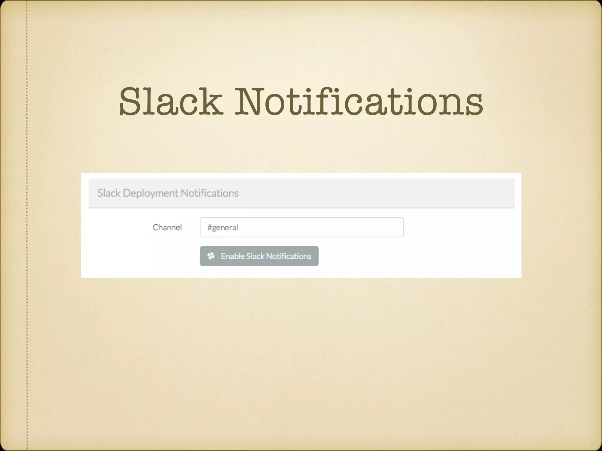 Slack Notifications 