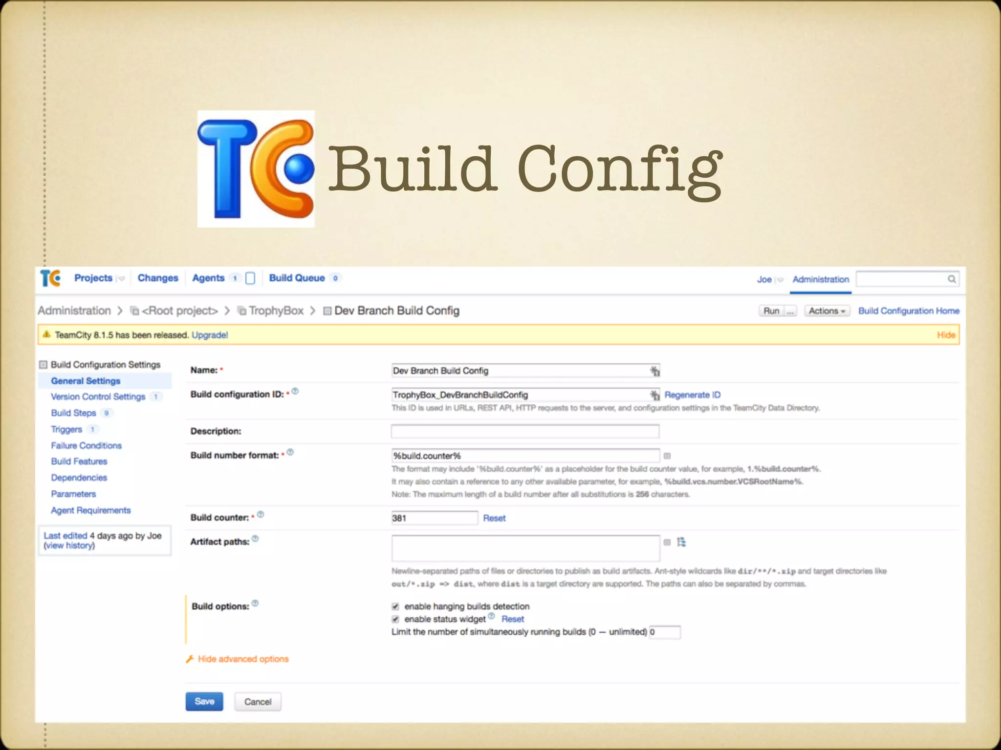 Build Config 
