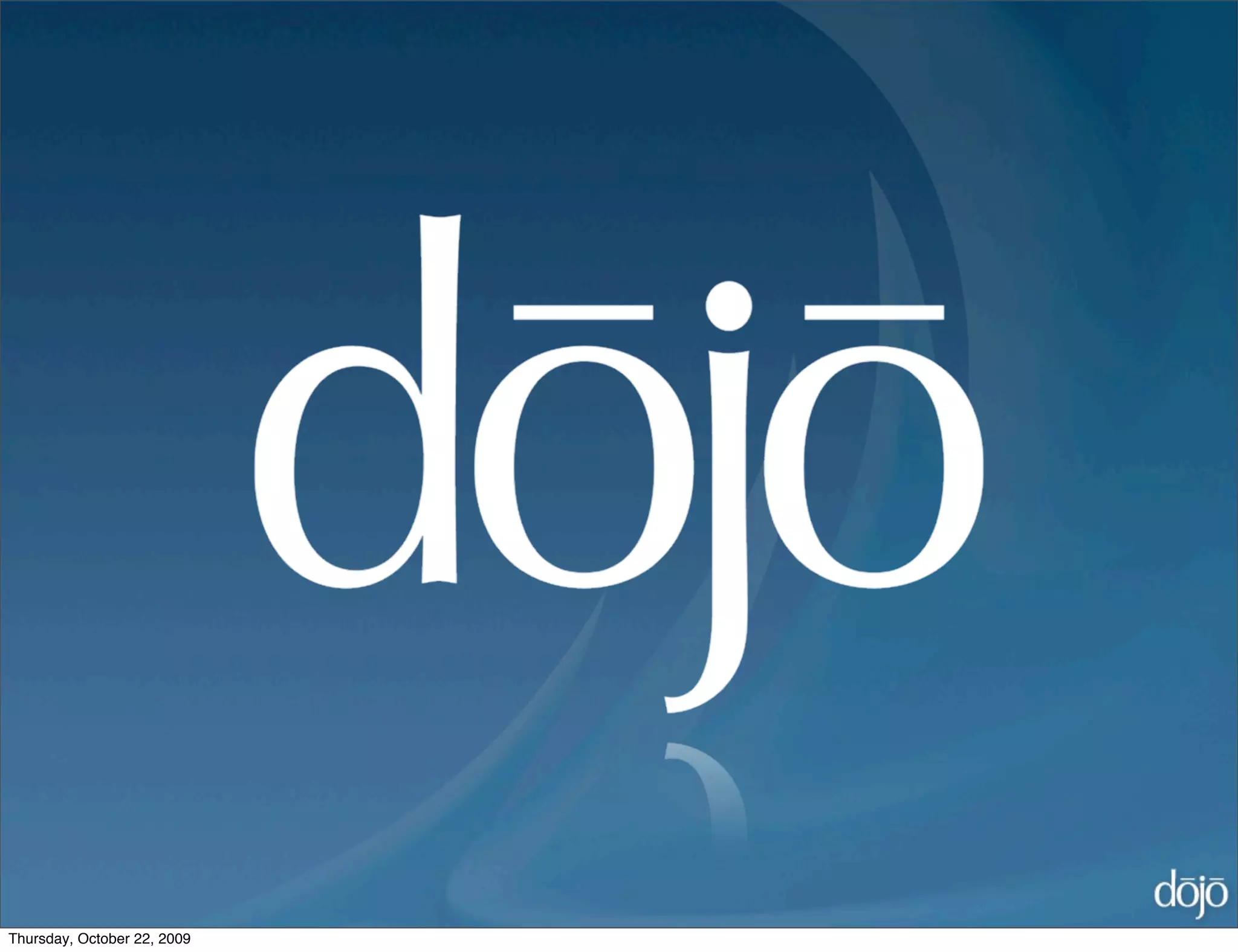 Thursday, October 22, 2009
 