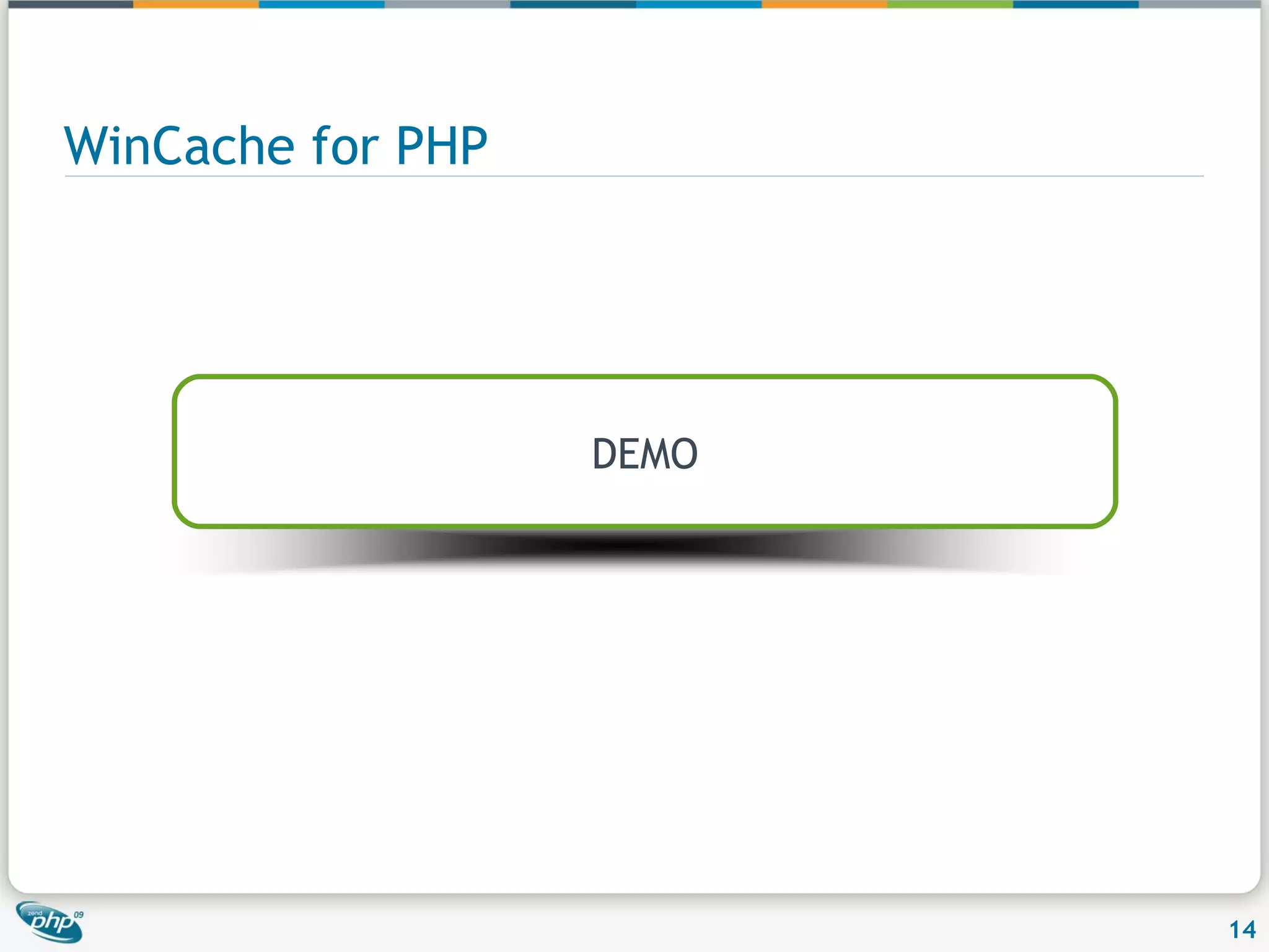 WinCache for PHP DEMO 