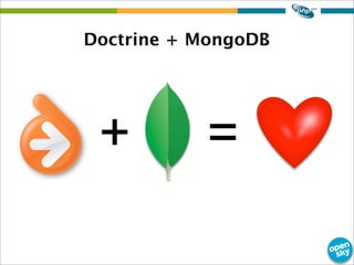 +
Doctrine + MongoDB
=
 