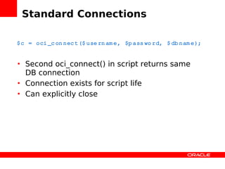 Zendcon Performance Oci8