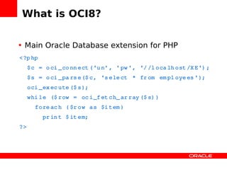 Zendcon Performance Oci8